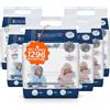 Avilia Set 1296 Salviette Neonato al Talco | Ultra Morbide, con Crema Dermolenitiva, Umidificate per Cambio Pannolino, Mani e Viso, Profumo Delicato