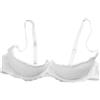 Cnrfeoap Bralette push-up da donna con ferretto, reggiseno push-up, con spalline regolabili, reggiseno imbottito, Beige, 34B