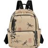 ODAWA Zaini da donna per viaggi, gatti neri, libellule, leggero, alla moda, Libellule Gatto Nero, Small, Zaini Daypack