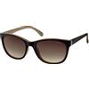 Polaroid P8339 LA Occhiali, Lenti: Brown Shaded Polarized, Montatura: Black (KIH), 55 Donna