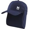 MILLET Trekker II Cappellino da trekking con protezione UV (FR/ES, Alpha/Letters, M, Blu)