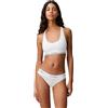 Calvin Klein Donna Slip Taglio Bikini Intimo, Bianco (White), S