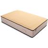 Baldiflex Emporio Materasso Piazza e Mezza 120x180 cm Memory Cotton ad Alta Presa di Forma in Lattice e Memory Traspirante, Anallergico, Tessuto Antibatterico in Cotone. Altezza 30 cm.