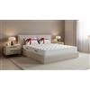 EVERGREENWEB MATERASSI & BEDS EVERGREENWEB Materasso Singolo 90x190 Memory Foam Alto 18 cm ORTOPEDICO lastra Water Foam Bio + CUSCINO Memory Foam GRATIS, Rigidità Media, Rivestimento Bianco Massaggiante ANALLERGICO x Reti e Letti