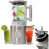 Cecotec Frullatore a tazza Grand Katana 2700MAX Total Destroy W. Potenza nominale 1800 W, tecnologia contro-rotante, lama 8 fogli rivestimento titanio nero, caraffa termica 1,8 L