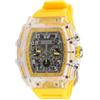 Naroote Orologio da Lavoro Luminoso e Trasparente Alla Moda da Uomo per Tutte le Occasioni, Cinturino in Silicone Resistente All'acqua da 50 M, per gli Uomini