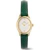 Daniel Wellington Ophelia Mini verde lucertola bianca guilloché oro - Orologio da donna in acciaio inox con cinturino in pelle