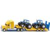 Siku 1805, Camion con trattori New Holland, 1:87, Metallo/Plastica, Giallo/Blu, Molteplici funzionalità