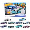 Hot Wheels - Set da 10 auto da corsa (Un set a sorpresa tra stili assortiti), include Corvette, Lamborghini, McLaren e veicoli originali collezione die-cast 1:64, giocattolo 3+, HYM96