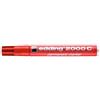 Edding Marcatore permanente edding 2000 C punta tonda 1,5-3 mm rosso - E-2000C 002
