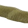 Anevous Nastro con frange, 10 m di larghezza, 13 cm di larghezza, bordatura con frange, nastro decorativo con frange, nastro decorativo per il fai da te, costumi, accessori da cucito, verde militare