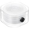 PATIKIL 0,8mm Cordino Elastico Piatto per Braccialetti con Scatole Organizzative 100 Metri Cordino Elastico Trasparente per Creazione Braccialetti, Bianco