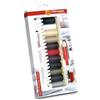 Gütermann creativ Set filo da cucito con 11 bobine di Cucitutto 100 m in colori di base + un metro manuale e un Seam-fix mini