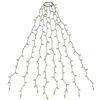 SALCAR Luci Albero Natale, 2M 8 Fili 280 LED Luci Decorazione Natale per Albero con Anello, 8 Modalità, Impermeabile IP44 Luminarie Natalizie Cascata per Interno Esterno, Bianco Caldo