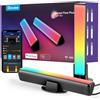 Govee Barre Luminose, Retroilluminazione TV RGBICWW Funziona con Alexa e Google Assistant, Dimmerabile in 16 Milioni di Colori per Stanze, Decorazione da Gioco