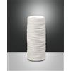 FABAS LUCE 3527-30-102 Tavolo Marbella Struttura in metallo e ceramica Bianco Con interruttore