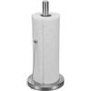 HI Haushalt International Portarotolo da Cucina in Acciaio Inox, Porta Rotolo da Cucina, Piano di Lavoro