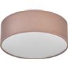 OSRAM ORBIS PARIS plafoniera 300mm, marrone, attacco E27, può essere dotata di lampada smart, alta qualità, design moderno, con paralume in tessuto, adatta per uso interno, rotonda, IP20