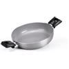 Moneta Innova Tegame 24cm, rivestimento naturale FineGres (NO PFAS), anche per induzione, 100% Made in Italy