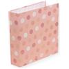 Craftelier - Album in cartone a pois 15,2 x 20,3 cm - Sistema a 2 anelli - Coperchi rigidi e robusti | 22,5 x 23 cm