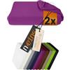 npluseins Confezione da 2 federe per cuscino cervicale, 959.1234, S, 30-35 x 45-50 cm, di colore lilla