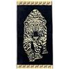BIANCHERIAWEB Telo Mare Jacquard Spugna Asciugamano Spiaggia Disegno Pantera Telo Mare Nero