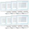 Aigostar Faretto LED da Esterno 50W,4300LM,Faretti LED Esterno Naturale 4000K,Luce di Sicurezza Impermeabile IP65,Per Giardino,Cortile,Garage,Corridoio. 8 pezzi