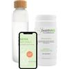 ZeolithMED Vulkanmineralien ZeolithMED Set Detox Iniziale, Zeolite Clinoptilolite 200 Capsule Vegetali, Bottiglia Vetro 500ml, Guida Detox, Dispositivo Medico Classe IIb, 4 Settimane