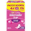LINES INTERVALLO & GO, 176 proteggislip per piccole perdite, ripiegato in bustina, protezione quotidiana, neutralizza odori, confezione scorta