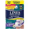 Lines Specialist Pants Maxi Unisex, Mutande Assorbenti per Incontinenza Donna e Uomo, Alta Protezione fino a 12h, Taglia L, Scorta Mensile, 4 Confezioni da 8 Unità