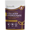 Nutravita Collagene in Polvere 300g - Peptidi di Collagene Idrolizzato Tipo 1-30 Porzioni - Colageno Bovino con 8 Aminoacidi Donna e Uomo - Non Aromatizzato - Integratore Capelli, Pelle e Unghie