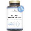 N2 Natural Nutrition Triple Magnesio 2640 mg. Integratore Magnesio Bisglicinato + Magnesio Citrato + Magnesio Malato - Riposo, Energia, Ossa e Muscoli - Antistress - 440mg Elementare - 180 Compresse - N2 Natural Nutrition