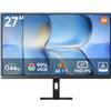 XIAOMI A27i 2026 Monitor FHD da 27 Pollici, 144Hz FreeSync, HDR10, IPS, 99% sRGB, Certificazione TÜV Low Blue Light (1920 x 1080/HDMI 2.0/DP 1.4)