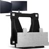 3IDEE Adattatore VESA Compatibile con Monitor Samsung (C24T550FDR, LC24T550FDR, LC24T550FDU, C27T550FDR, C27T550FDU, LC27T550FDR) - Set di Viti Incluso - 75x75mm