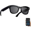 Ownmaxx Korons Occhiali Intelligenti, Bluetooth, fotocamera integrata, traduzione in tempo reale, musica open‑ear (Occhiali da Sole)
