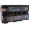 Dot.Foto NP-F330, NP-F530, NP-F550, NP-F570 Premium 7.2v / 2000mAh Batteria Ricaricabile per Sony DCR-VX2100, DCR-VX9000, HDR-FX1, HDR-FX7, HDR-FX1000, HXR-NX5, NEX-EA50, NEX-FS100
