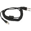 XUMIUZIY Mini XLR a GA Dual Plugs Cavo Adattatore per Cuffie per Aviazione, Mini XLR Tappo a 5 Pin su Tappi Doppi GA, Convertiti in Doppio GA PJ055 PJ068, Adatto a David Clark Avcomm ASA