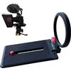 cametv Came-TV Adattatore con filettatura ad anello da 52 mm per filtro e obiettivo per Sony ZV-1 ZV-1F RX100M7 o Canon G7X Mark III Serie per Padcaster Parrot Teleprompter Desview T3 T2