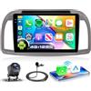 VECHTEL 4G+128G Autoradio Android 15 per Nissan Micra III K12 2002-2010, 9'' Incell HD Schermo Tactile co Carplay Android Auto senza Fili, Stereo Auto co GPS Wi-Fi USB Bluetooth FM RDS Retrocamera
