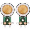 Max-Tonsen 2Pcs 25.5mm 24.5mm Corno Treble Film Resina Membrana Drive Testa Tweeter Bobina per Lo Streaming di Musica o Internet Radio