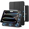 ESR Cover per iPad Pro 11 (M5/M4) 2025/2024, Custodia Magnetica con Supporto Trifold, Aggancio Magnetico, Supporto per Pencil Pro/USB-C, Auto Attivazione/Standby, Protezione Durevole, Nero