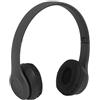 Generic P47 BT Cuffie Bluetooth con Riduzione del Rumore Cuffie Wireless Pieghevoli per gli Amanti della Musica Sport Custodia in Plastica Nera Portatile (BLACK)