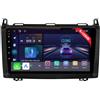 DISCORAMA AUTORADIO ANDROID 8/128GB STEREO PER MERCEDES CLASSE A B SPRINTER VIANO VITO W245 W169 NAVI
