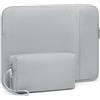 HYZUO 13,3-14 Pollici Custodia Borsa per Portatile per MacBook Pro 14 M5/M4/M3/M2/M1 Pro/Max A3426 A3427 2026-2021, MacBook Air 13,3, 13,5-13,8 Surface Book/Laptop, 13,3 HP Dell Asus, Grigio Roccia