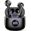 Jxrev 2026 Nuovo Cuffie Bluetooth 5.4, Auricolari Bluetooth Stereo HiFi, 40 Ore Cuffiette In Ear con 4 ENC Cancellazione Rumore Mics, IP7 Impermeabili Cuffie Senza Fili, Cuffiette Touch Control, LED Display