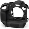 easyCover - Custodia in silicone per fotocamera - Protezione per la vostra fotocamera Canon R3 (Nero)