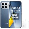 XIAOMI POCO F8 Ultra 12+256GB,Smartphone Snapdragon 8 Elite Gen 5, Display AMOLED da 6,85 a 120Hz, Ricarica Hypercharge da 100W e Wireless da 50W,blu,Con caricatore da 120 W