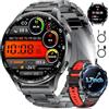 BENYAR SMART Orologio Smartwatch Uomo 2026, 1,7'' HD Ampio Display Fitness Tracker per 800 mAh, Luce LED, Frequenza Cardiaca/Monitor del Sonno, 100+ Modalità Sportive, Impermeabile IP68 per iOS Android, Nero-Rosso
