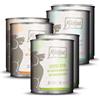 MjAMjAM - cibo umido premium per cani - confezione mista I - pollo e anatra, manzo, tacchino, confezione da 6 (6 x 800 g), naturale con carne extra