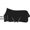 Imperial Riding IRHBasic - Coperta per esterni, 300 g, collo rimovibile, calda coperta per esterni, materiale resistente alle intemperie, piega, poliestere 600D, cintura a croce, corda per coda e